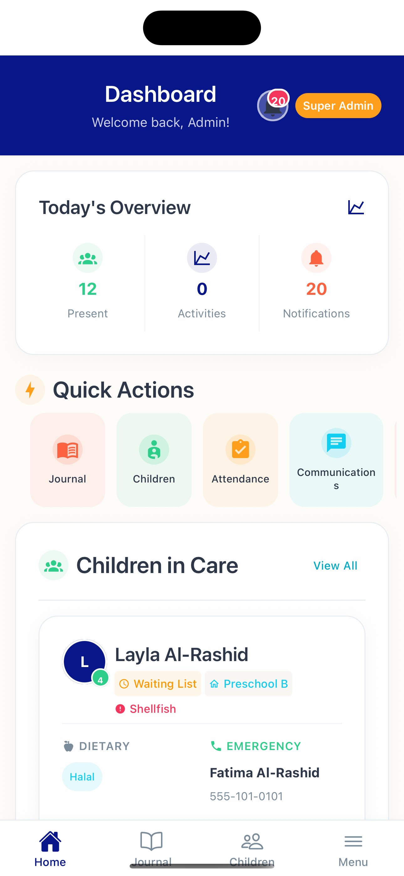 Dashboard Overview